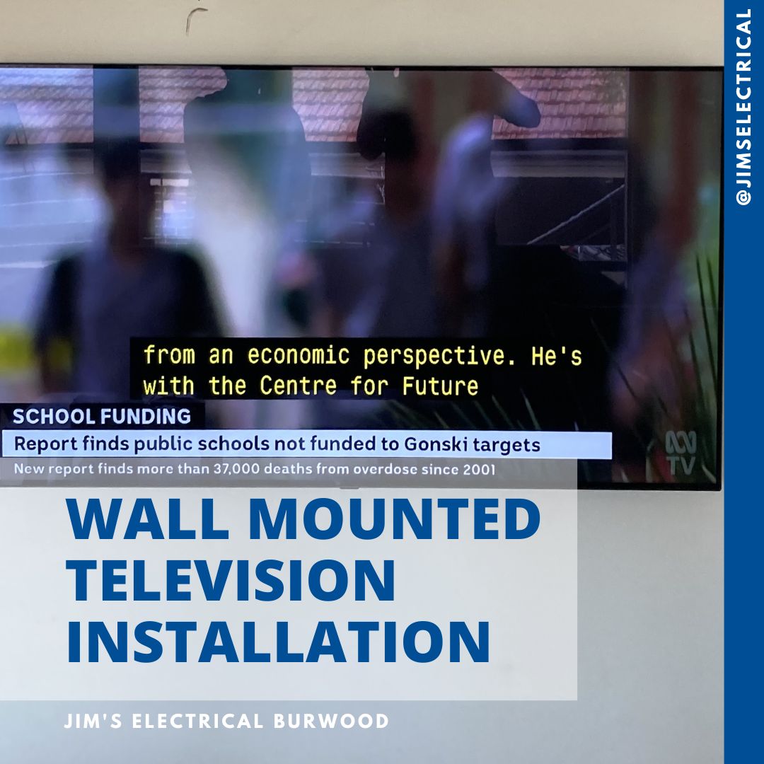 Wall Mounted Television Installation
